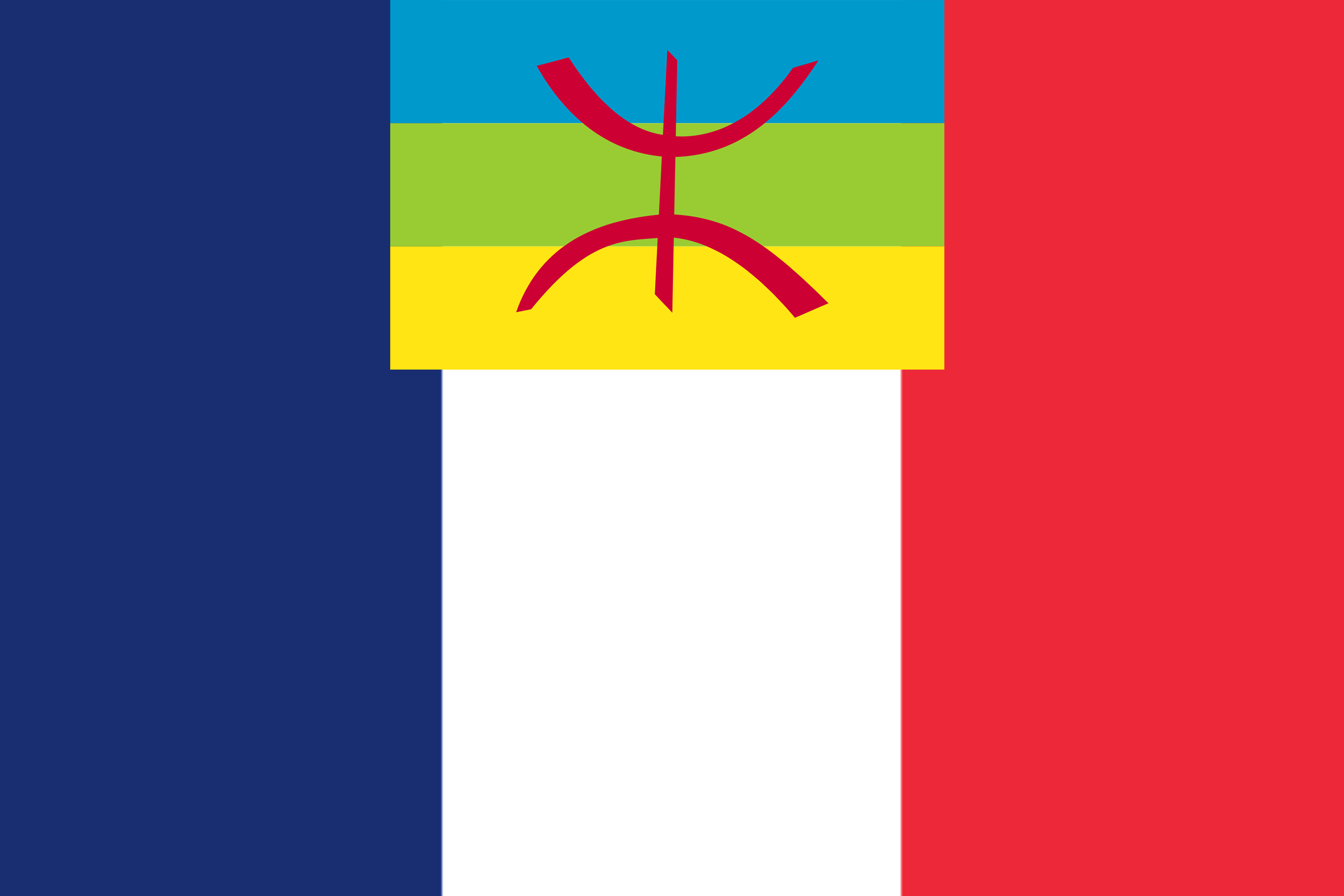 File:Drapeau berbère sur drapeau de la France.png - Wikimedia Commons