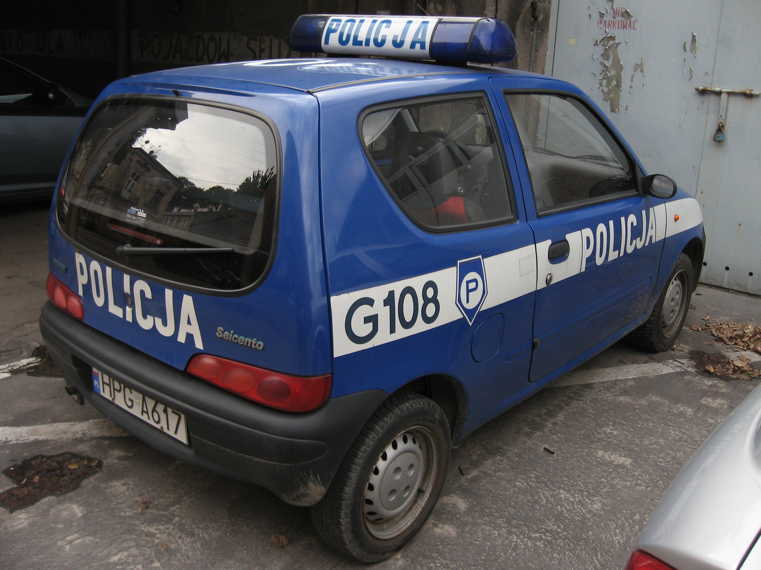 File:Fiat Seicento of Policja in Kraków.jpg - Wikimedia Commons