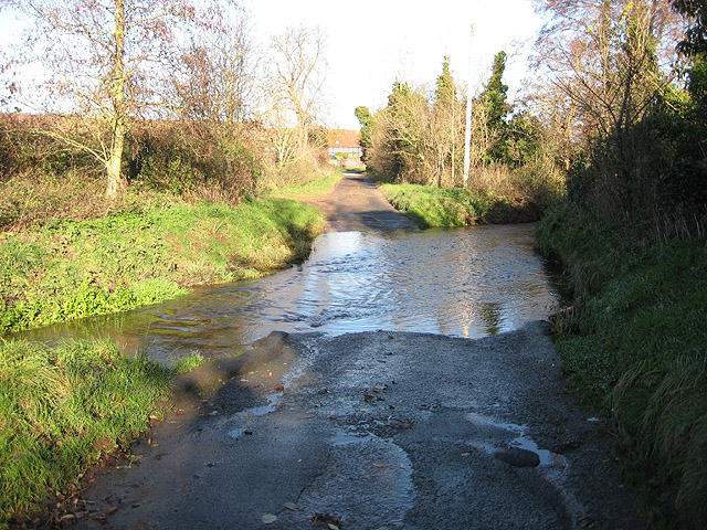 File:Ford in Bridge Lane, Wellington - geograph.org.uk - 1059976.jpg