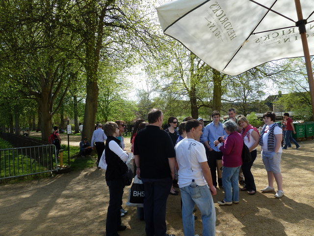 File:Guided tour outside Christ Church - geograph.org.uk - 2349665.jpg