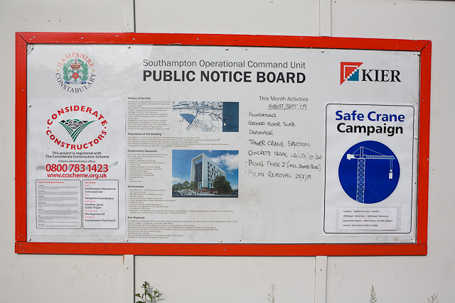 File:Informative notice on construction site - geograph.org.uk - 1497852.jpg