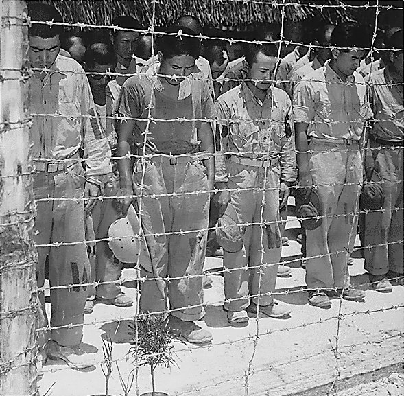 File:Japanese Prisoners of War at Guam - 15 August 1945.jpg