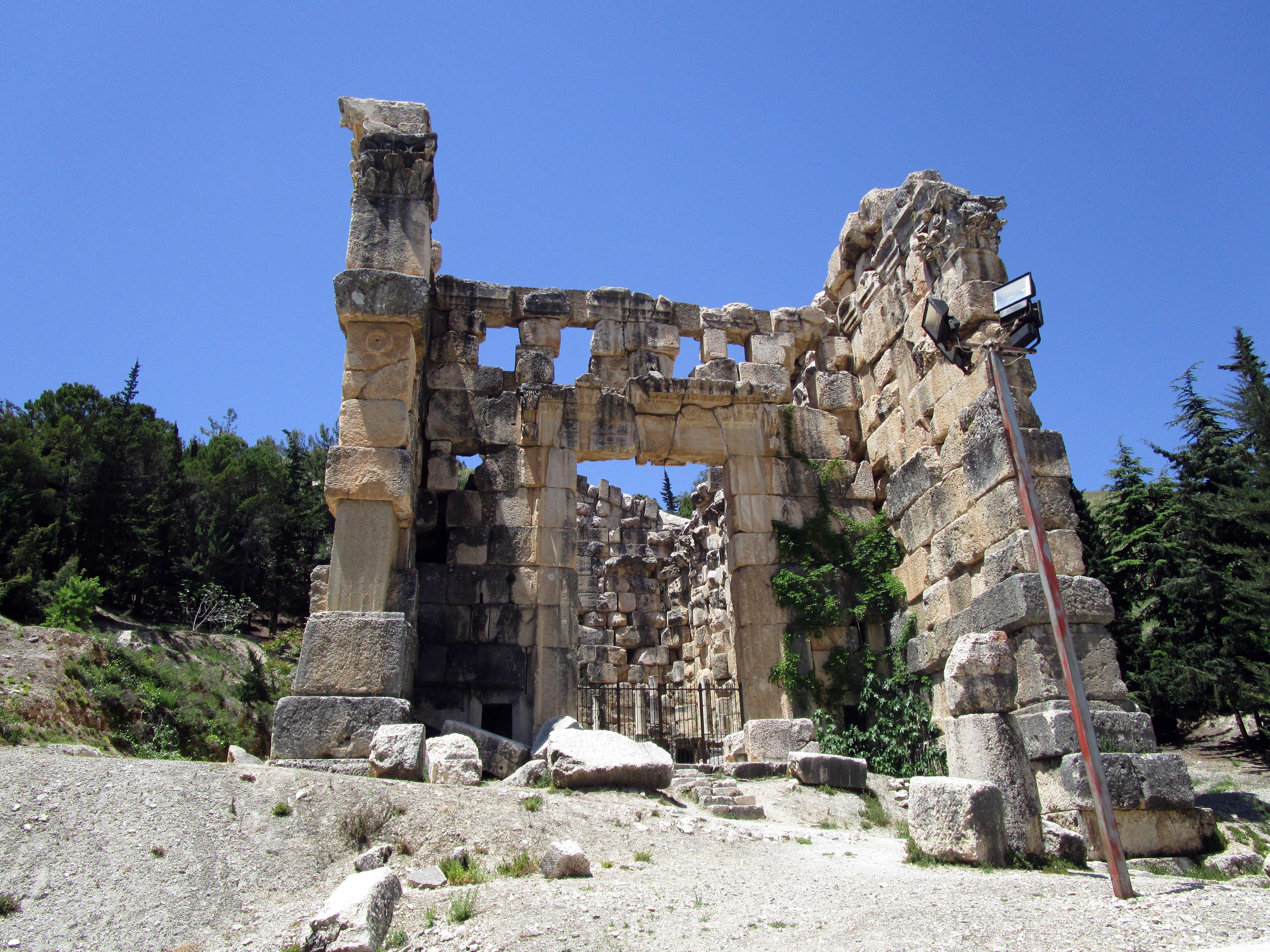 Three ancient. Temple niha Bekaa-Lebanon. Ancient 3. Niha.