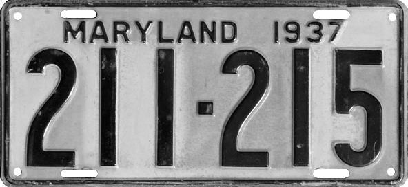File:Maryland license plate, 1937.png