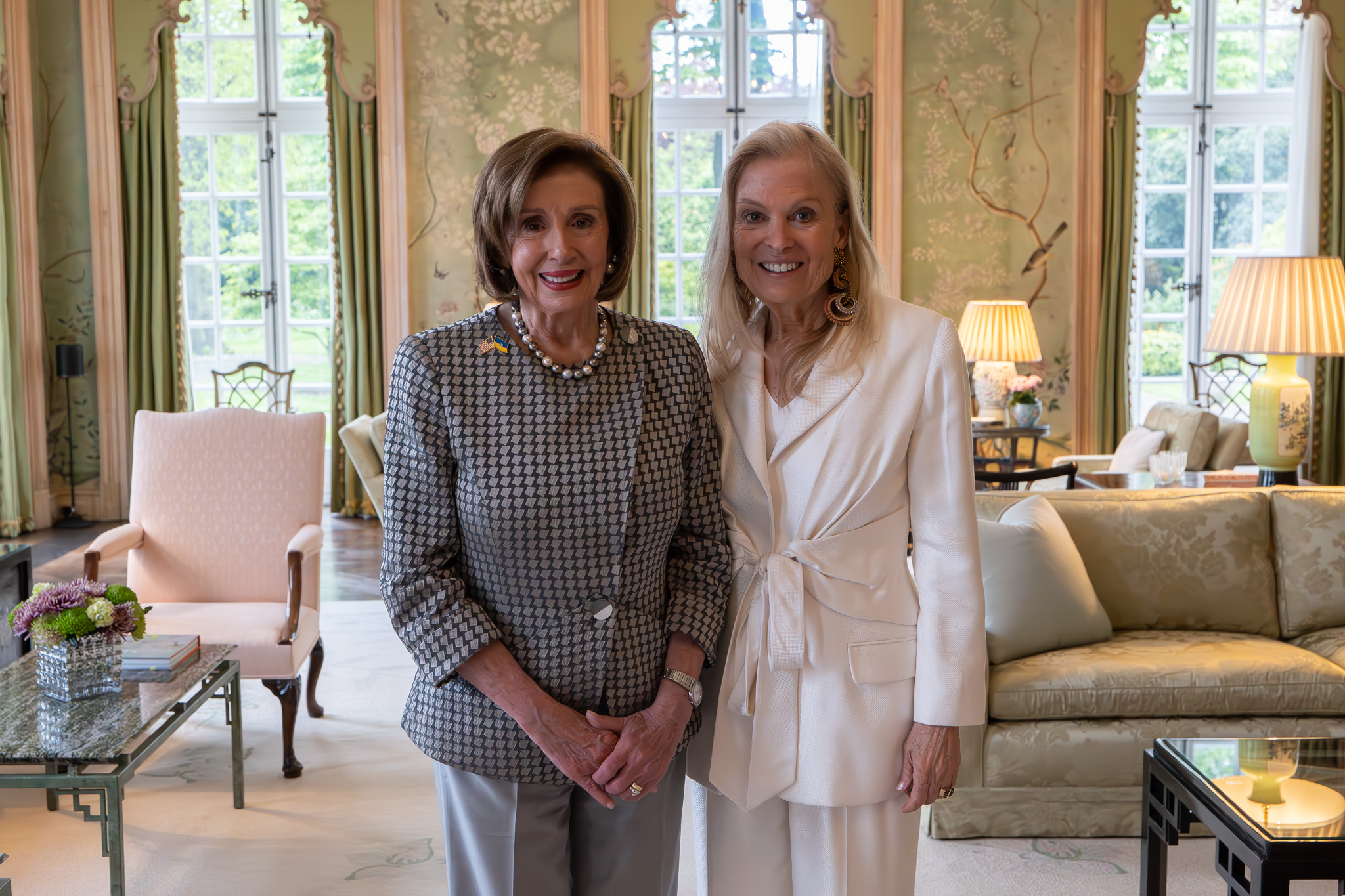 Nancy Pelosi and Ambassador Jane Hartley