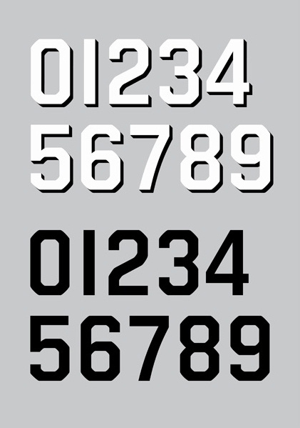 Numbers fonts. Stoehr numbers font.