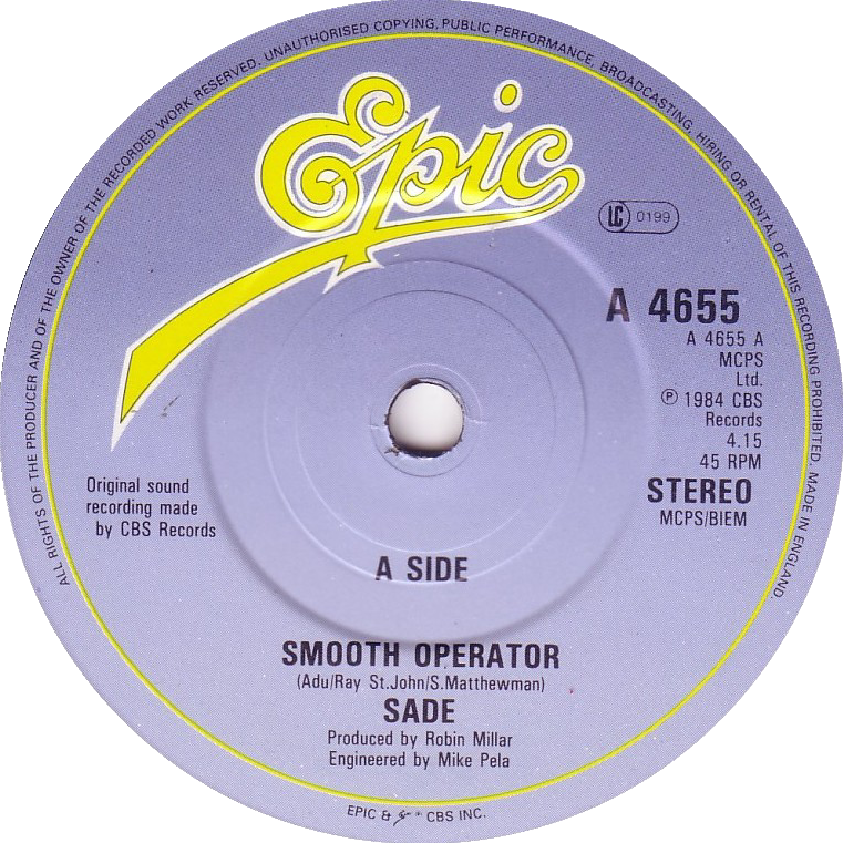 File:Smooth Operator by Sade UK vinyl single.png - Wikimedia Commons