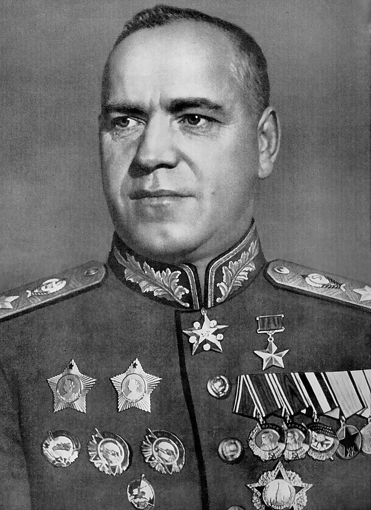 WW2 54 mm Zhukov Marshal of the Soviet Union G.K Tin Soldier 1945 
