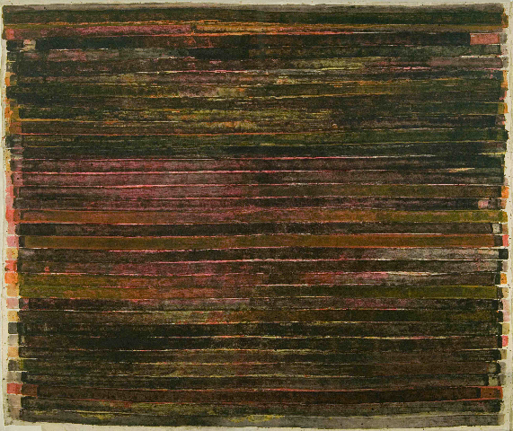 File:"Fraise", painted in 1969, 108 inches by 117 inches, acrylic on canvas jpg.jpg