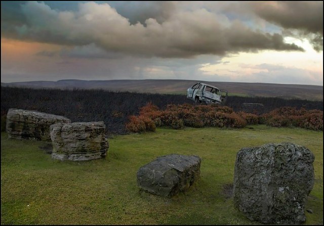 File:Burnt out car on Kildale Moor - geograph.org.uk - 325518.jpg