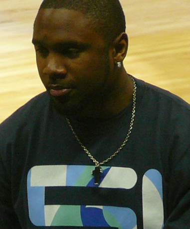 Woodson at an Atlanta Hawks game in May 2008