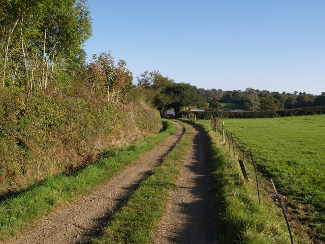 File:Farm road to Bowden - geograph.org.uk - 579607.jpg