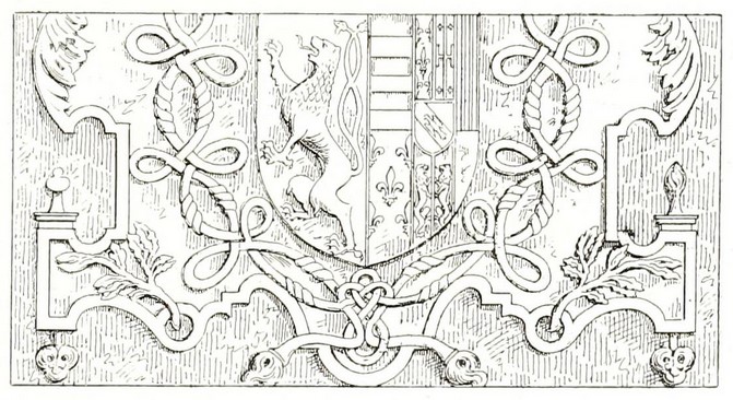 File:Fichot 1884 p.465--château de Gerosdot--blason François de Luxembourg.jpg