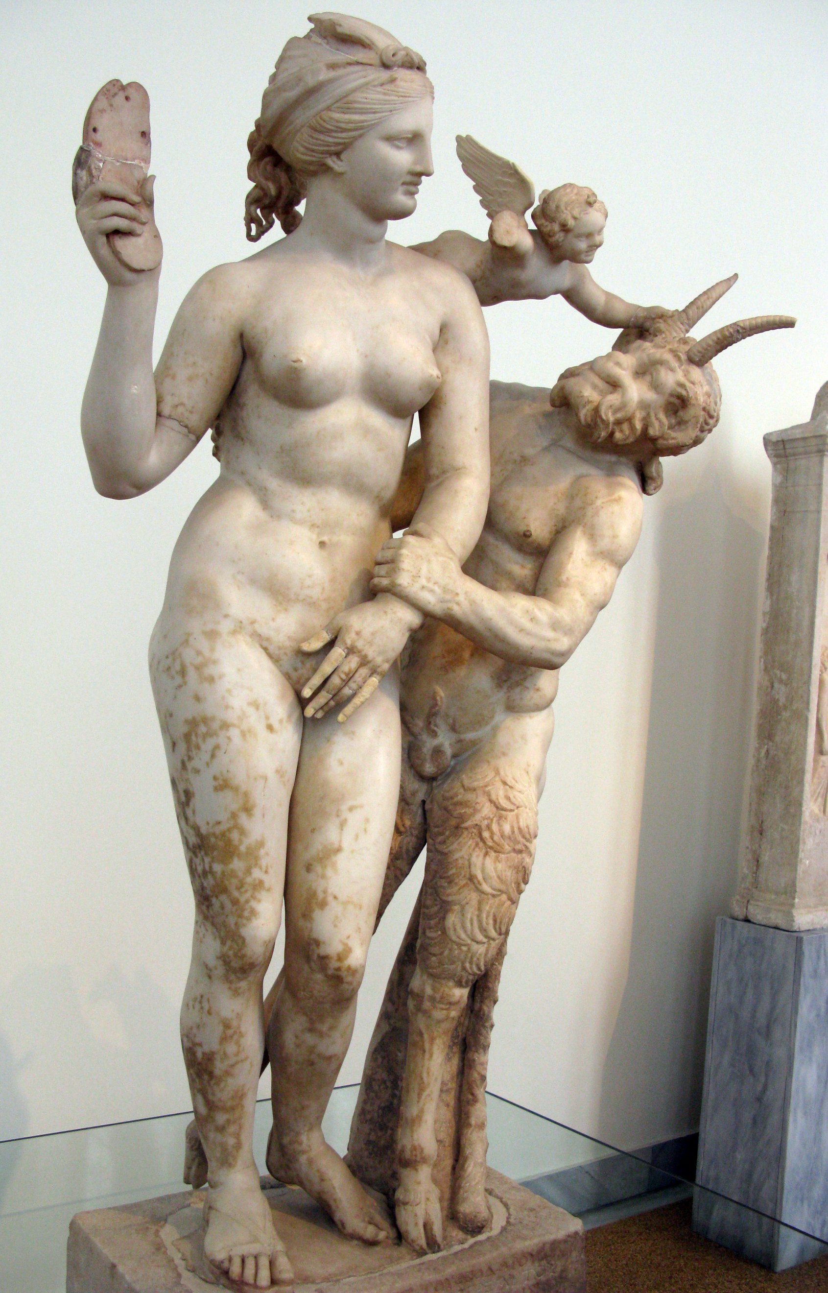 File Group Of Aphrodite Pan And Eros About 100 Jpg Wikimedia Commons