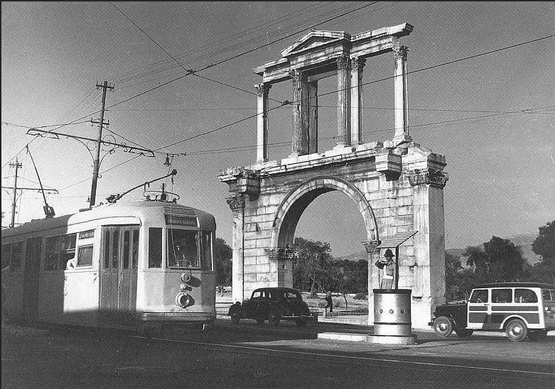 File:Hadrian's Gate, Athens, Greece, early 1950s.jpg