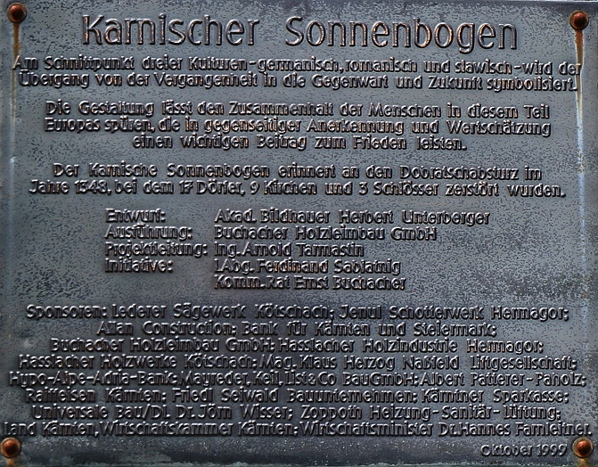 File:Karnischer Sonnenbogen, Tafel an der B111, Gailtaler Bundesstraße, Kärnten.jpg