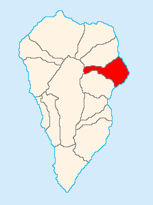 Kaart van Puntallana