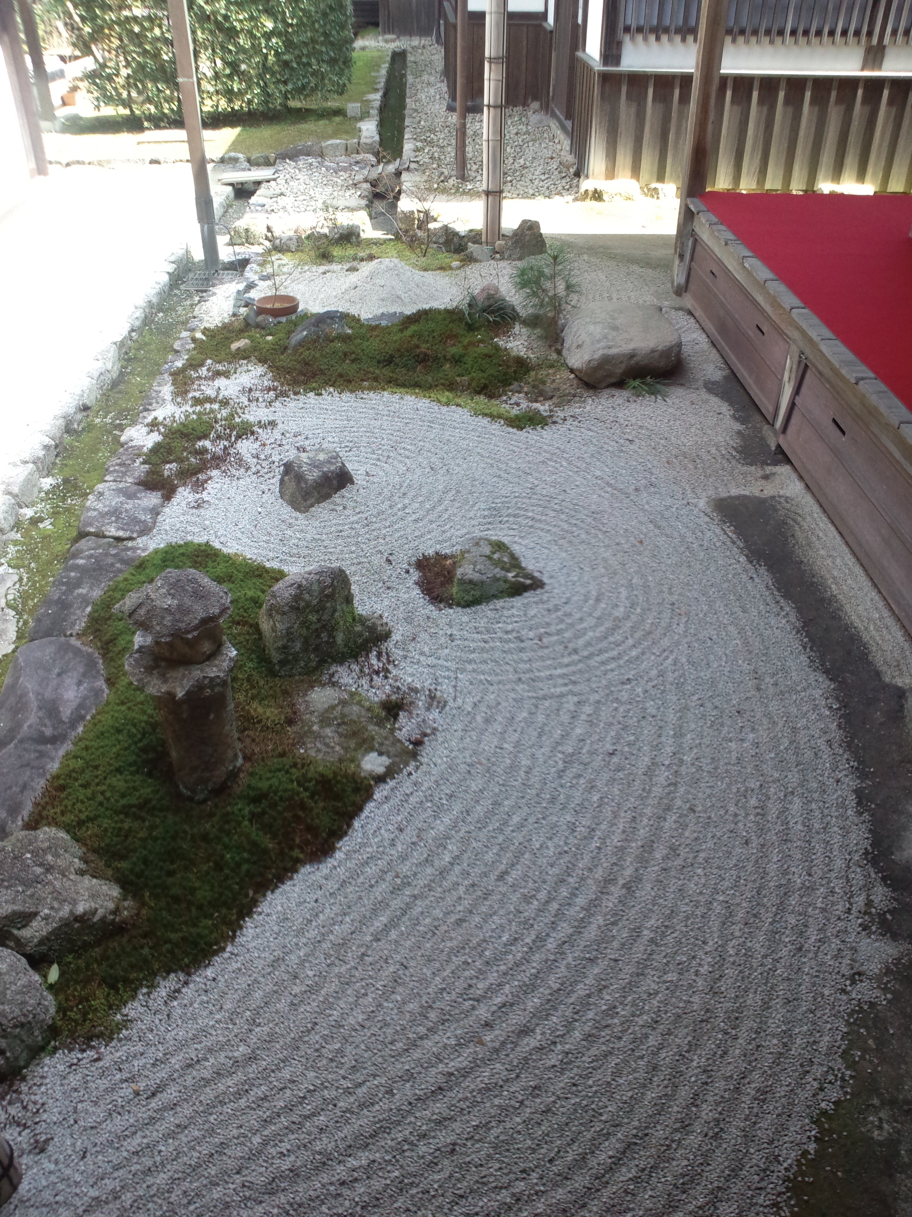 File Manshu In Buddhist Temple Japanese Rock Garden Jpg