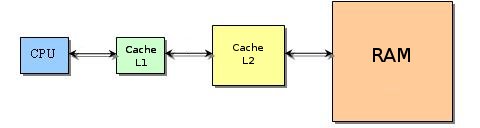 Processor cache hierarchy
