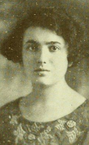 Mirra Komarovsky, from the 1926 yearbook of Barnard College