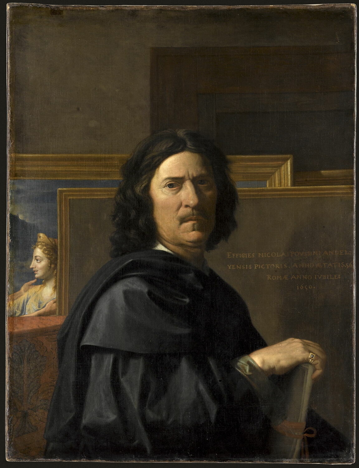 [[Self-portrait]] by Nicolas Poussin, 1650