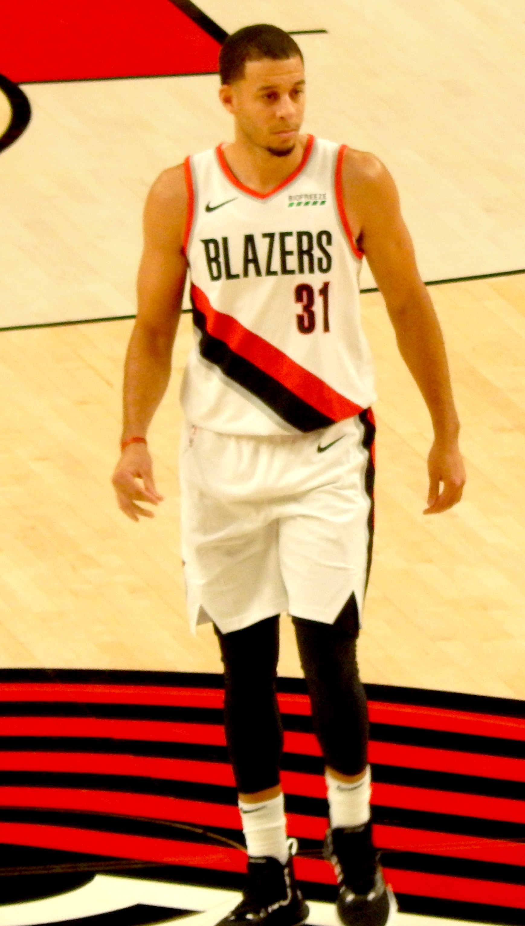 seth curry trail blazers jersey