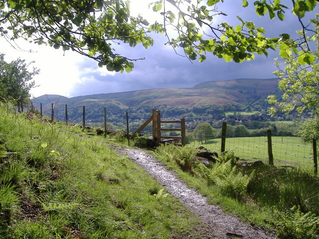 File:Stile on North side of Caer Caradoc. - geograph.org.uk - 687967.jpg