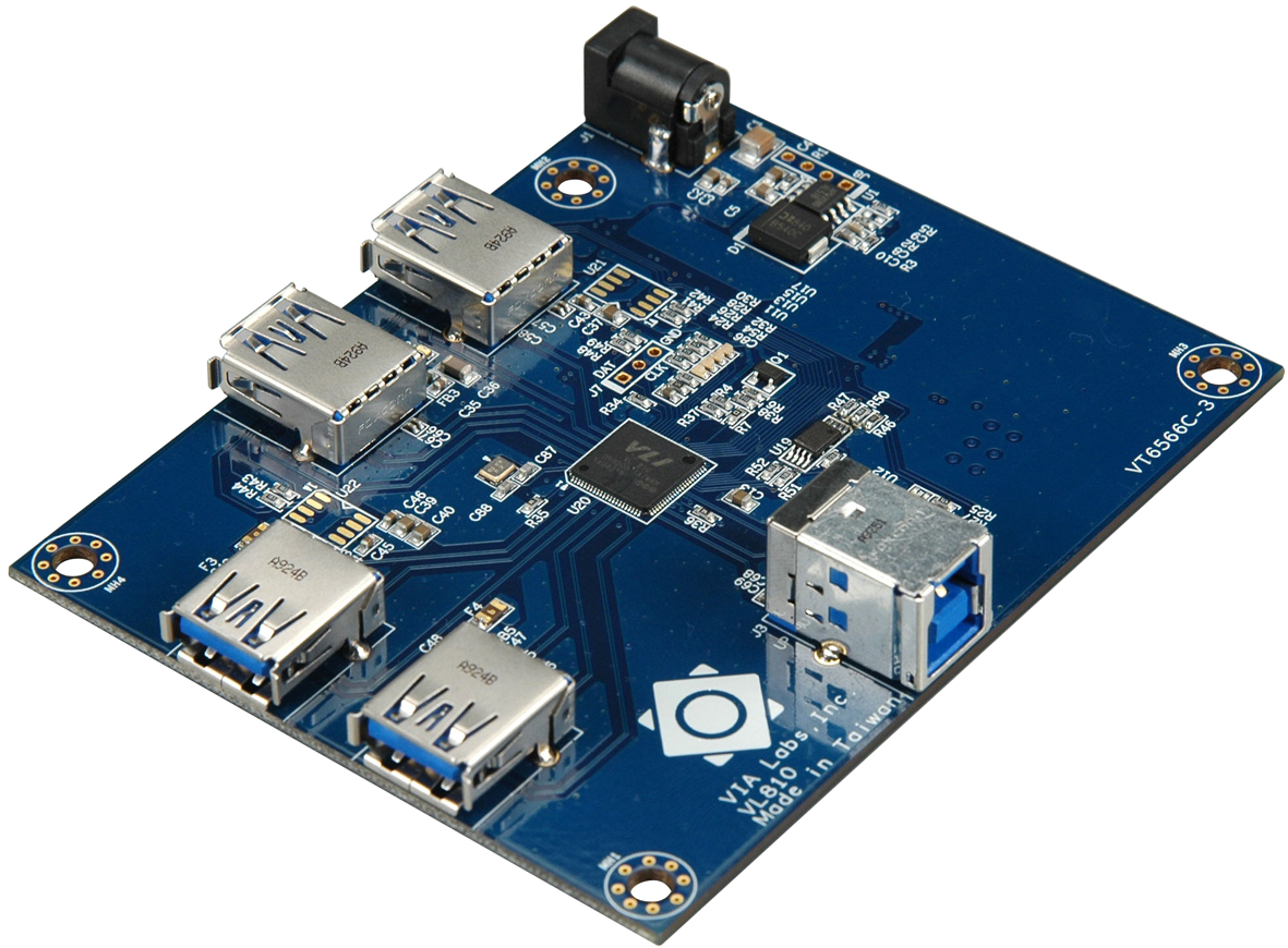 File Via Vl810 Superspeed Hub Demo Board Jpg Wikimedia Commons