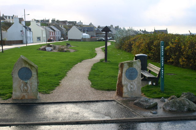 Buckpool Harbour, start of the Speyside Way - geograph.org.uk - 80621