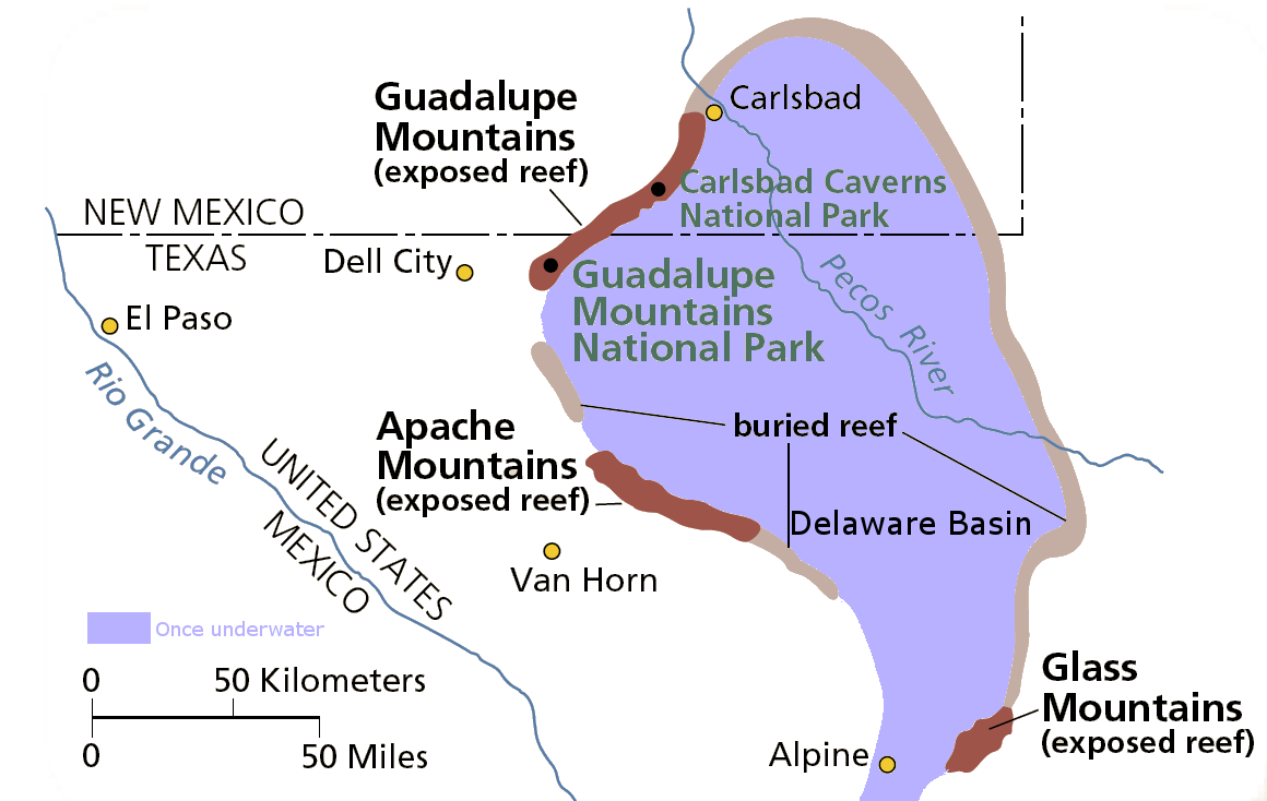 Mountains and basins region of texas