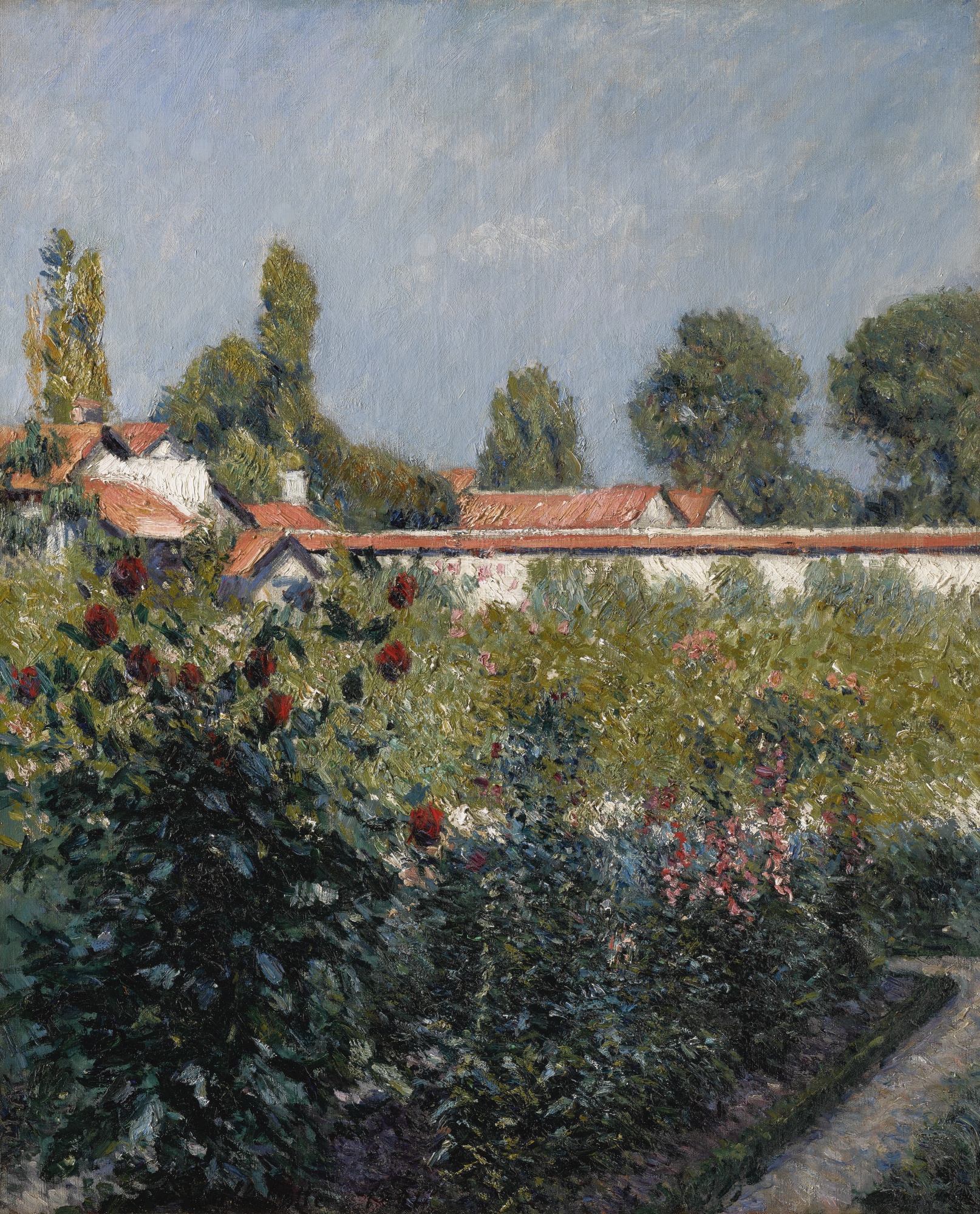 File:Gustave Caillebotte - Le Jardin du Petit Gennevilliers, les 