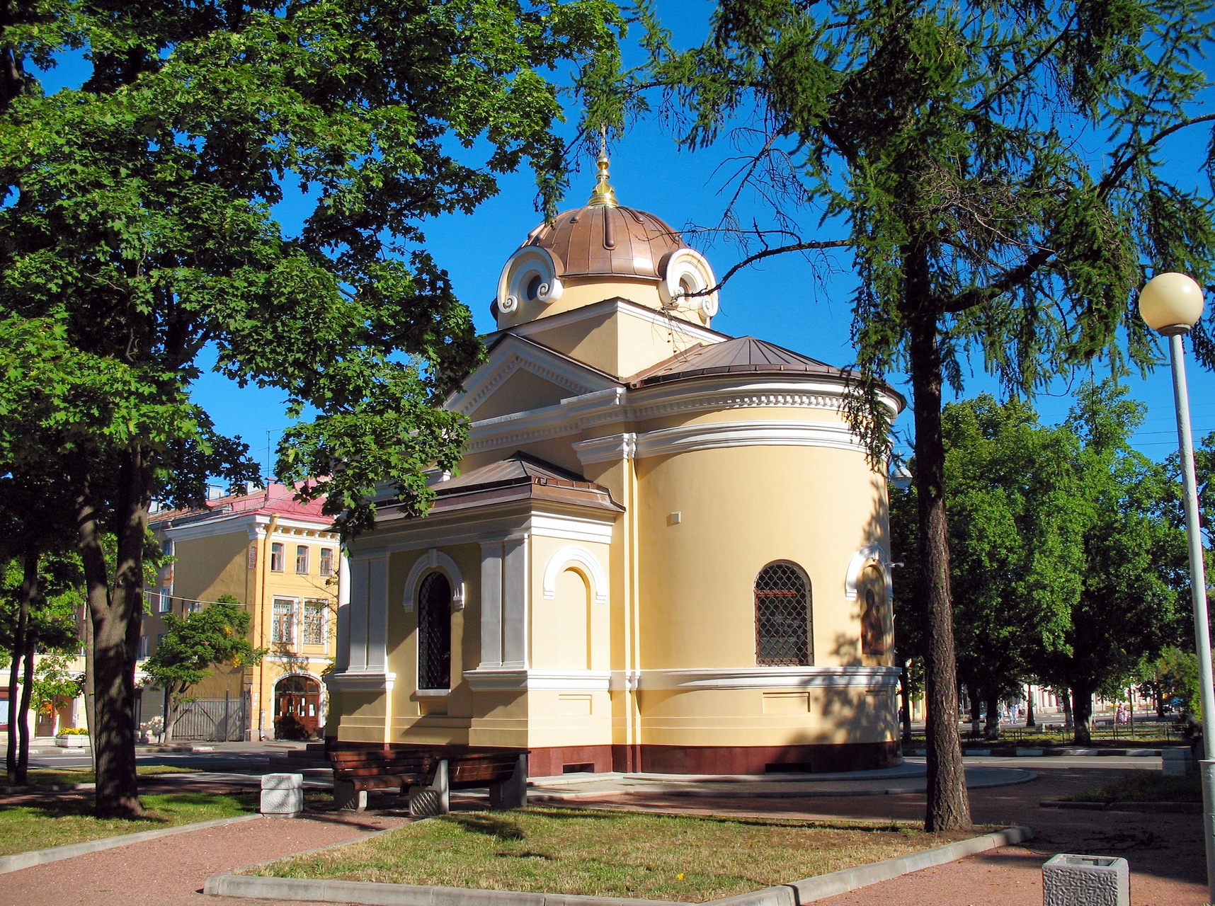 Андреевский сквер в Кронштадте