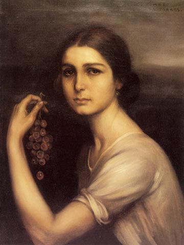 File:La niña de las uvas by Julio Romero de Torres.jpg