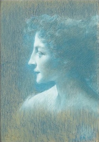 File:Le Profil Bleu (1899) - Lucien Lévy-Dhurmer.jpg