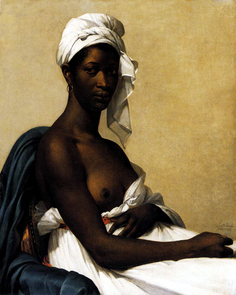 Портрет негритянки («Portrait d’une négresse»), 1800, Лувр.