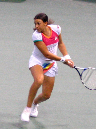 Bartoli at the JP Morgan Chase Open, 2005