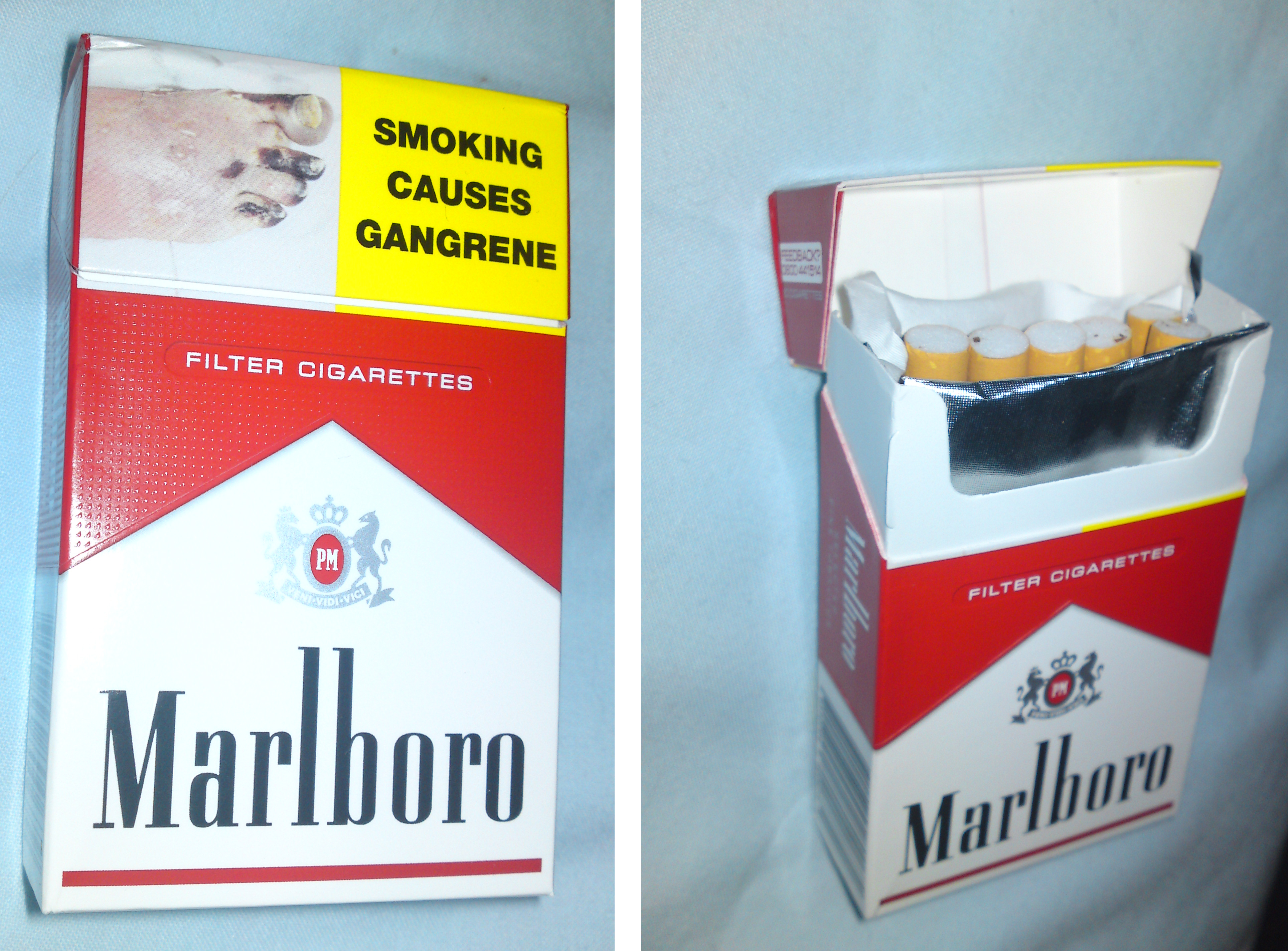 Different types of marlboro cigarettes