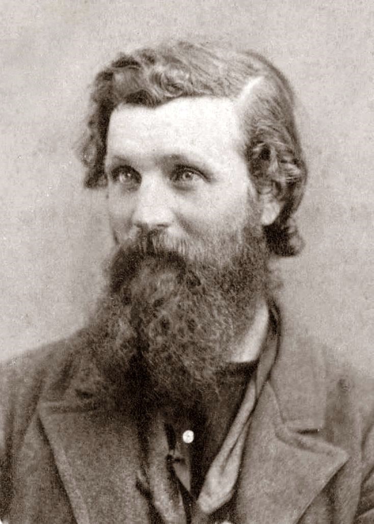 JOHN MUIR CONSERVATIONIST PORTRAIT 1875 8x12 SILVER HALIDE PHOTO PRINT 