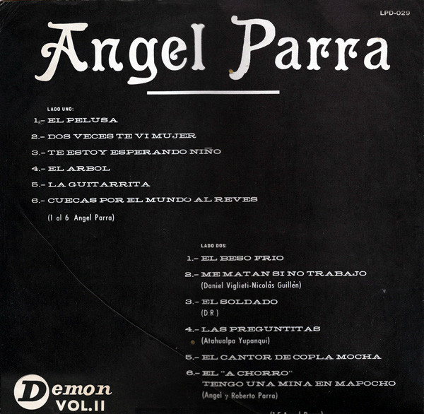 File:Angel Parra – Angel Parra Vol. II back cover.jpg