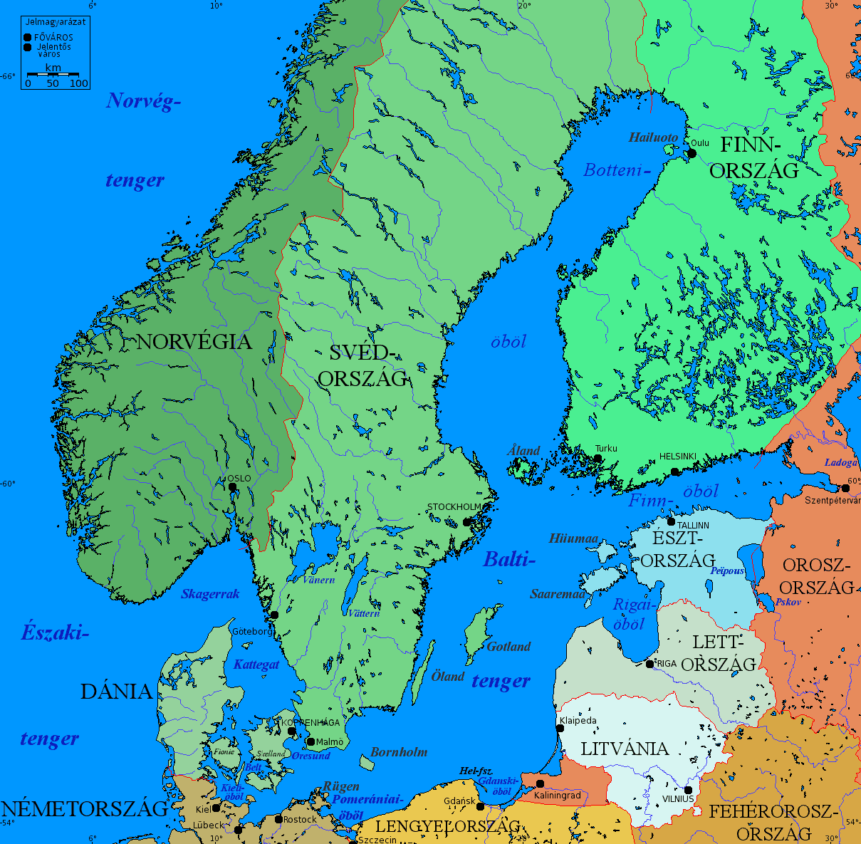 балтийское и северное море граница