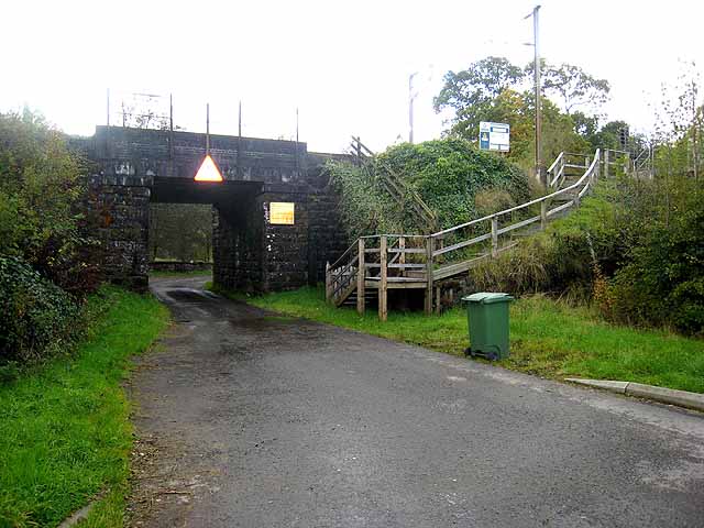 File:Bridge over the road to Middlegill - geograph.org.uk - 1004560.jpg