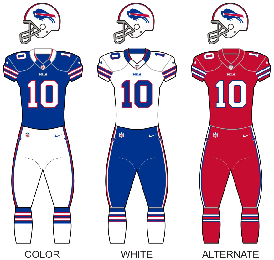 Buffalo Bills announce their uniform combination for Week 18