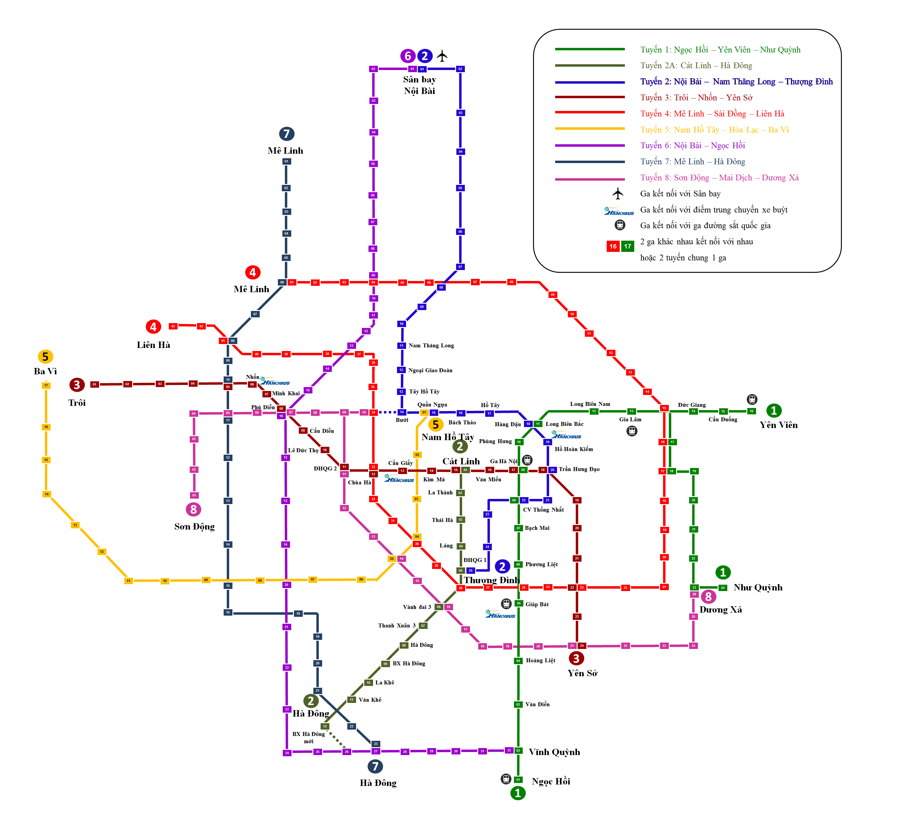 Hanoi Metro Map