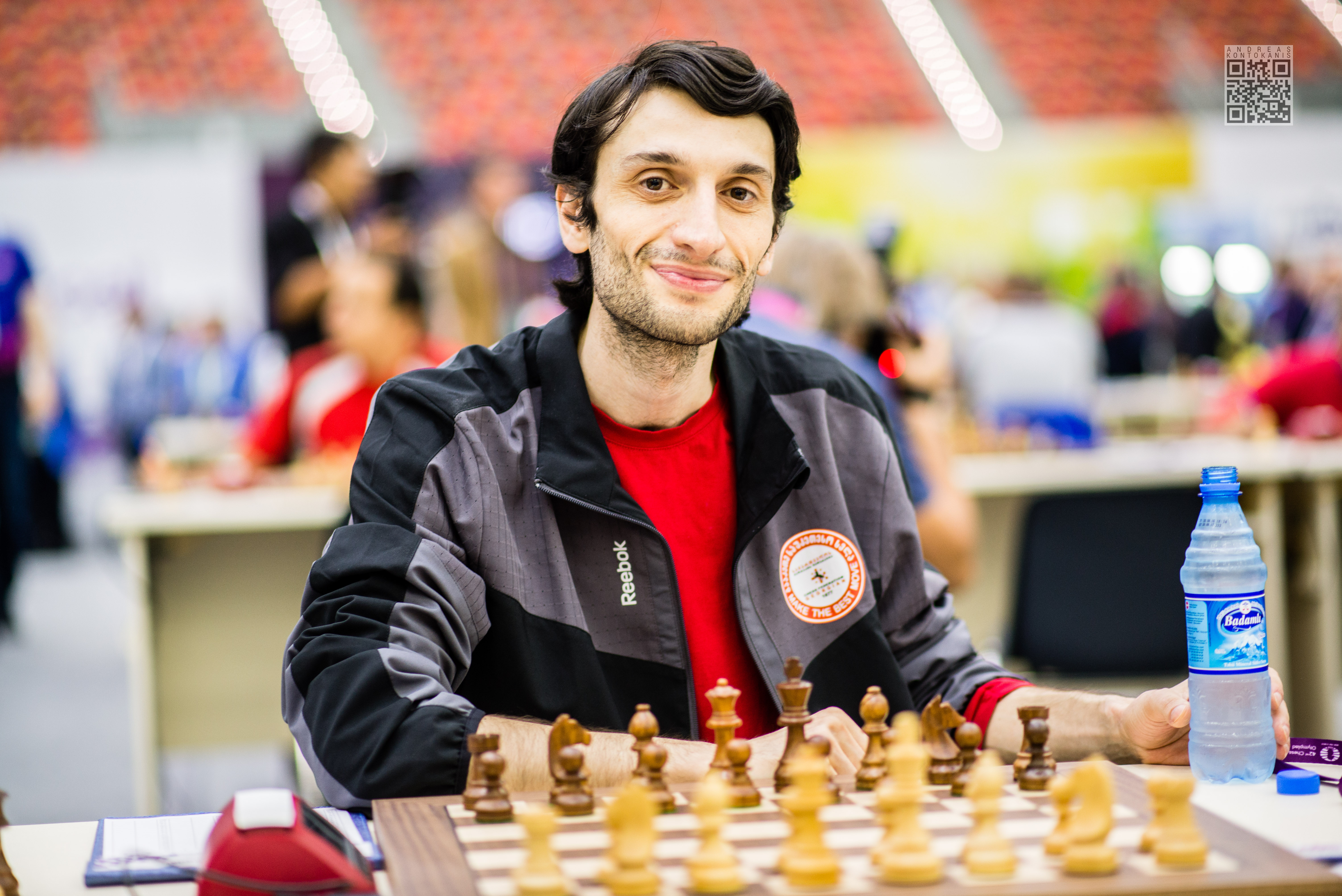 Richard Rapport and Radosław Wojtaszek after the tie-breaks of the FIDE  Grand Prix 2022 