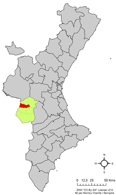 File:Localització de Xalans respecte del País Valencià.png