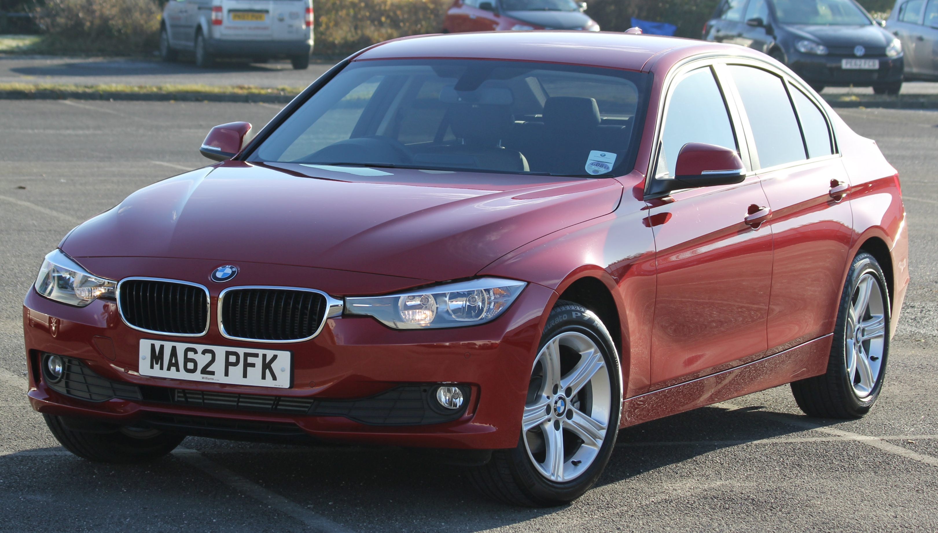 File:BMW 320d Luxury Line (F30) – Frontansicht, 24. Juni 2012,  Düsseldorf.jpg - Simple English Wikipedia, the free encyclopedia