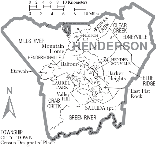 File:Map of Henderson County North Carolina With Municipal and Township Labels.PNG