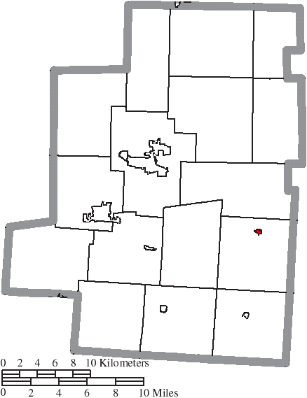 File Map Of Morrow County Ohio Highlighting Chesterville Village