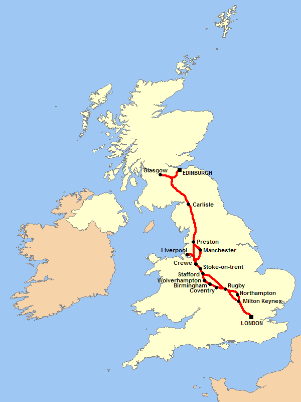 west coast main line map File Uk Outline Map With Wcml Railway Png Wikimedia Commons west coast main line map