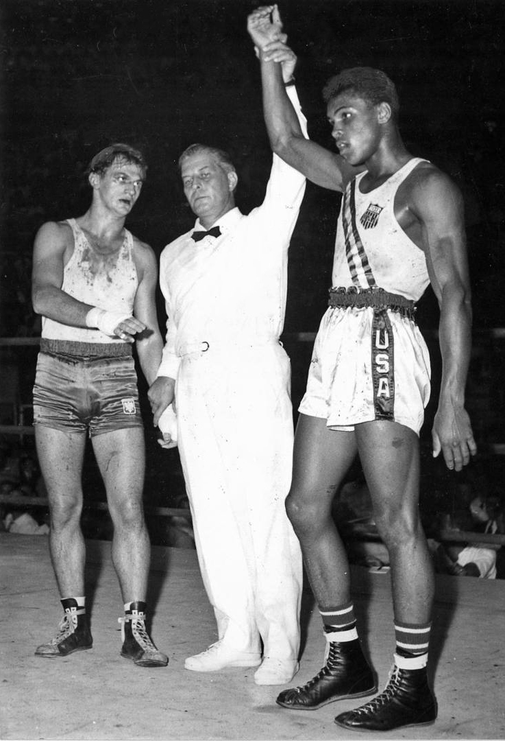 Zbigniew Pietrzykowski i Muhammad Ali 1960